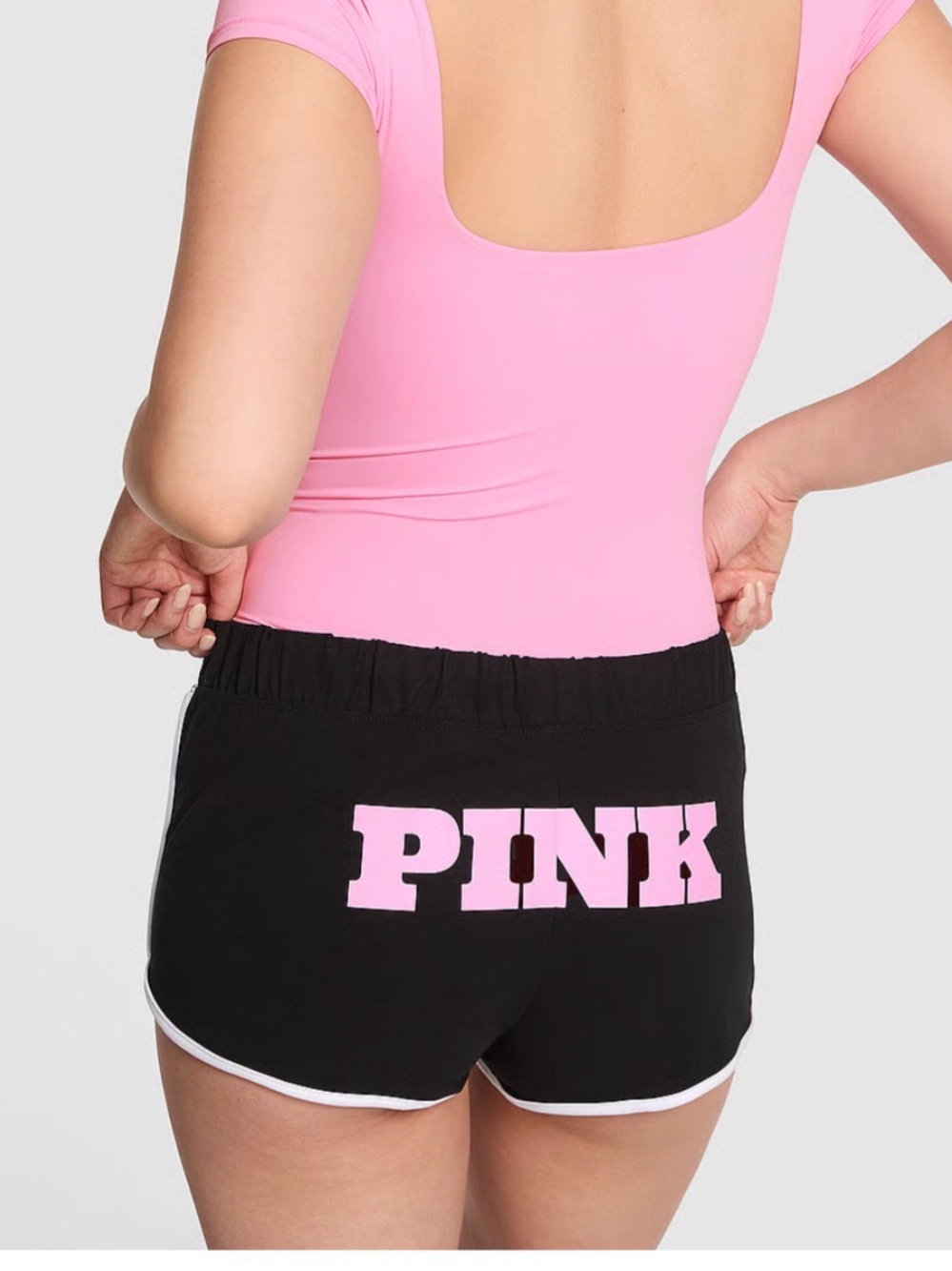Micro Logo Shorts by PINK Victoria's Secret NWT. Modal. Wicking. 4-way stretch.